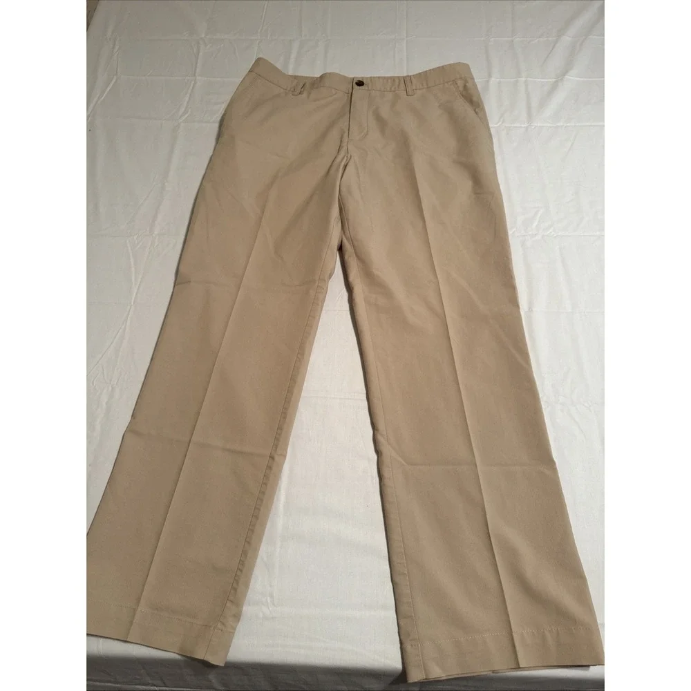 PANTS GOLF Adidas MENS 36x32 Beige Tan Pants Climalite  Golfing Lightweight